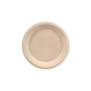 6" Round Bagasse Plate