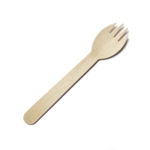 Disposable Wooden Spork 160mm