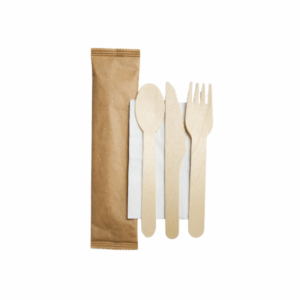 Wooden Cutlery Set 4 in 1