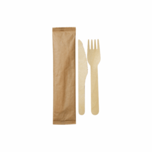 Wooden Cutlery Set 2 in 1