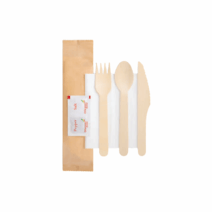 Wooden Cutlery Set 5 in 1